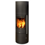 Krbová kamna ABX Trollvik AQUA s TV černý plech